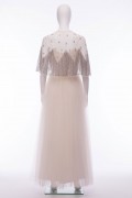 Anastesia Ivory Silver Sequin Wedding Bridal Dress
