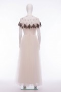 Darcey Hand Embellished Sequin Cape Wedding Dress
