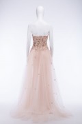 Elizabeth 05 Special Occasion Tulle French Lace sequin Embroidered Strapless Sweetheart Neck Wedding Dress