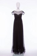 Charlotte 02 Vintage Black Evening Gown